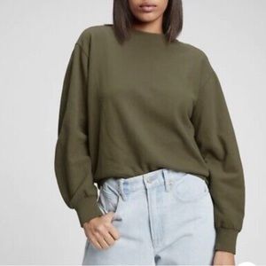 Gap black size small ballon sleeve sweatshirt